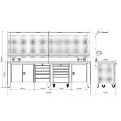 Proline Plus+ Combo 3002 Çalışma Tezgahı