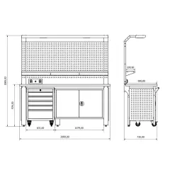Proline Plus+ Combo 2001 Çalışma Tezgahı
