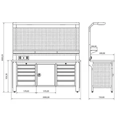 Proline Plus+ Combo 2002 Çalışma Tezgahı