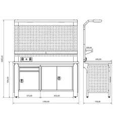 Proline Plus+ Combo 1702 Çalışma Tezgahı