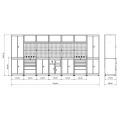Moduline Combo 41 Çalışma Tezgahı