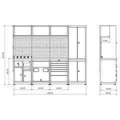 Moduline Combo 14 Çalışma Tezgahı