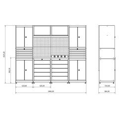 Moduline Combo 18 Çalışma Tezgahı