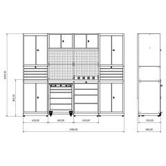 Moduline Combo 19 Çalışma Tezgahı