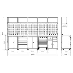 Moduline Combo 27 Çalışma Tezgahı