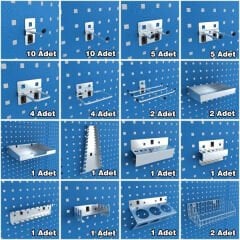 delikli takim asma panosu set no 02