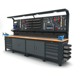 endüstriyel çalışma masası