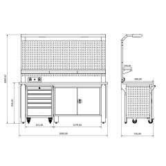 Proline Plus+ Combo 2001 Çalışma Tezgahı