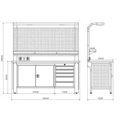 Proline Plus+ Combo 1901 Çalışma Tezgahı