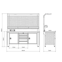 proline plus çalışma tezgahı combo 2003