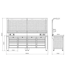 Proline Plus+ Combo 2605 Çalışma Tezgahı