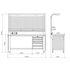 Proline Plus+ Combo 2005 Çalışma Tezgahı