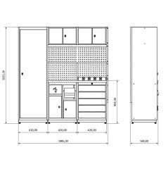 moduline çalışma tezgahı combo 04