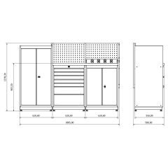 moduline çalışma tezgahı combo 07