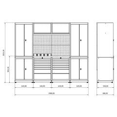 Moduline Combo 11 Çalışma Tezgahı