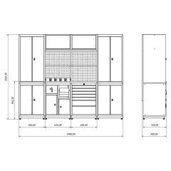 Moduline Combo 12 Çalışma Tezgahı