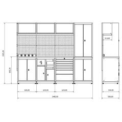 Moduline Combo 13 Çalışma Tezgahı