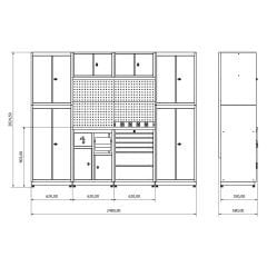 moduline çalışma tezgahı combo 17