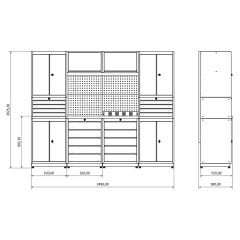 moduline çalışma tezgahı combo 18