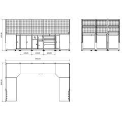 moduline çalışma tezgahı combo 84
