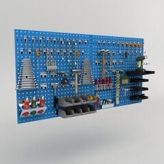 delikli takim asma panosu set no 01