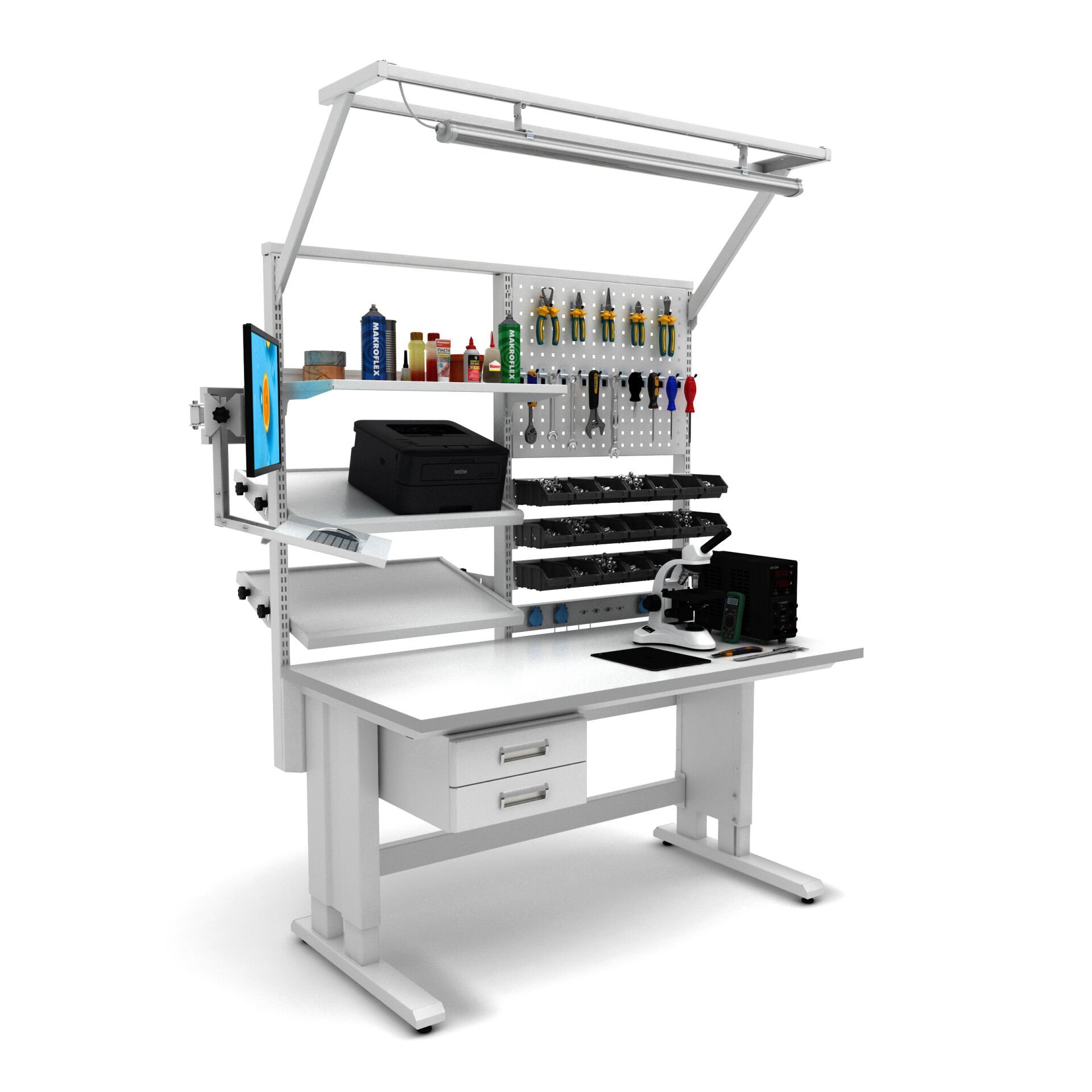 concept çalışma tezgahı combo 1504