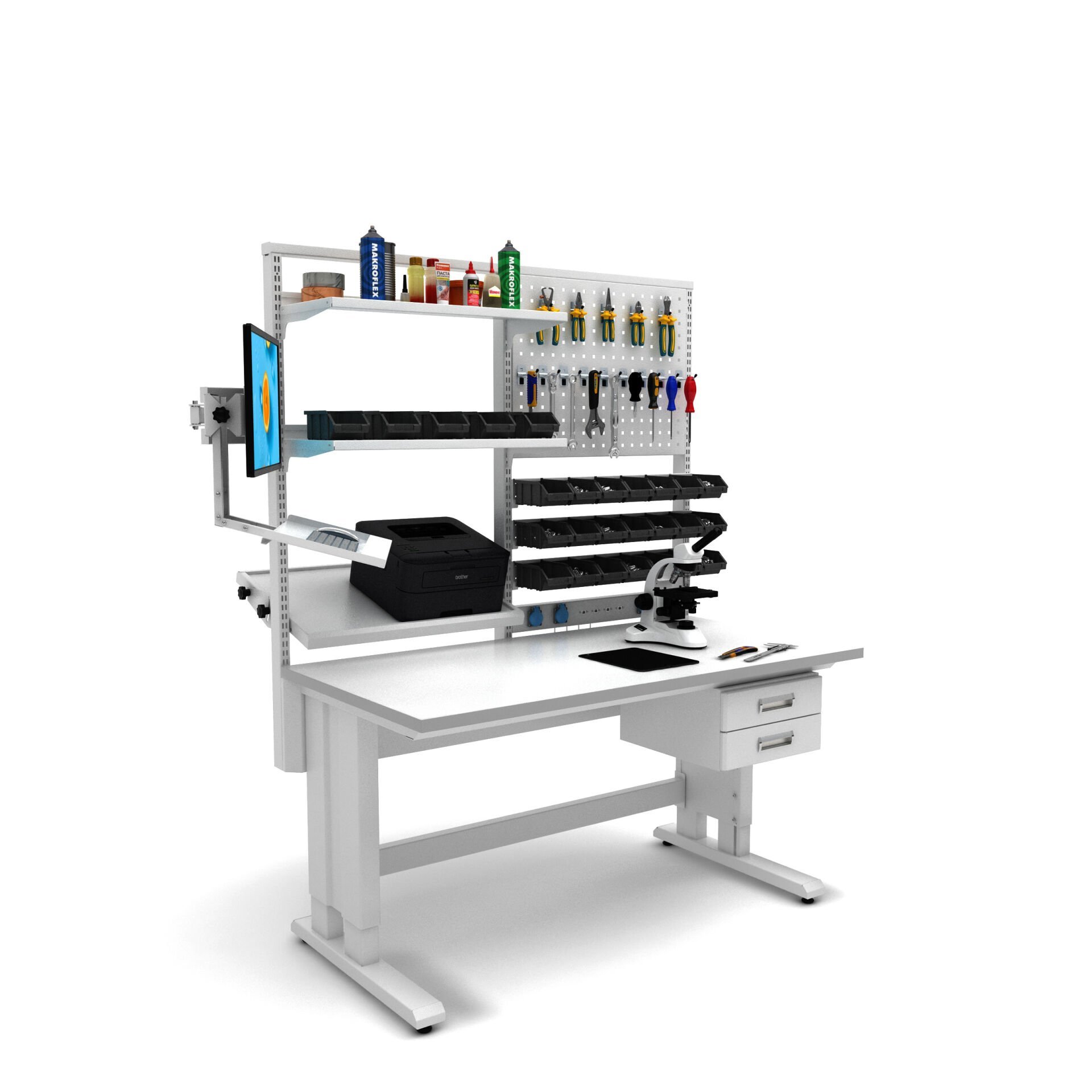 concept çalışma tezgahı combo 1509