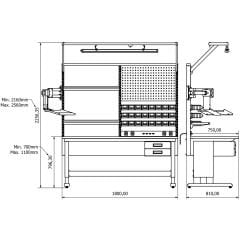 concept çalışma tezgahı combo 1805
