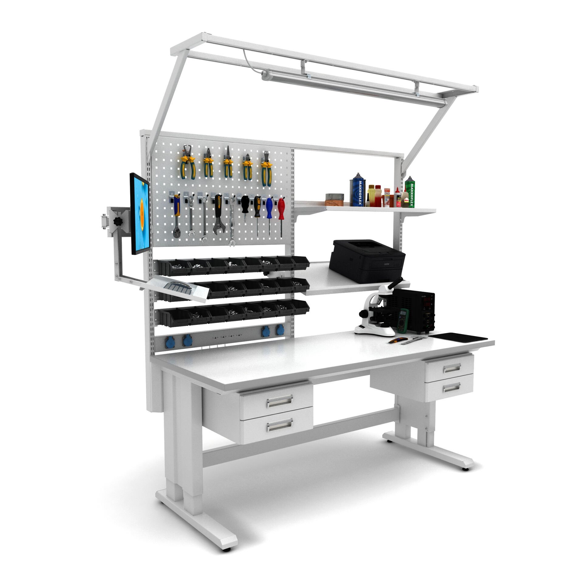 concept çalışma tezgahı combo 1806