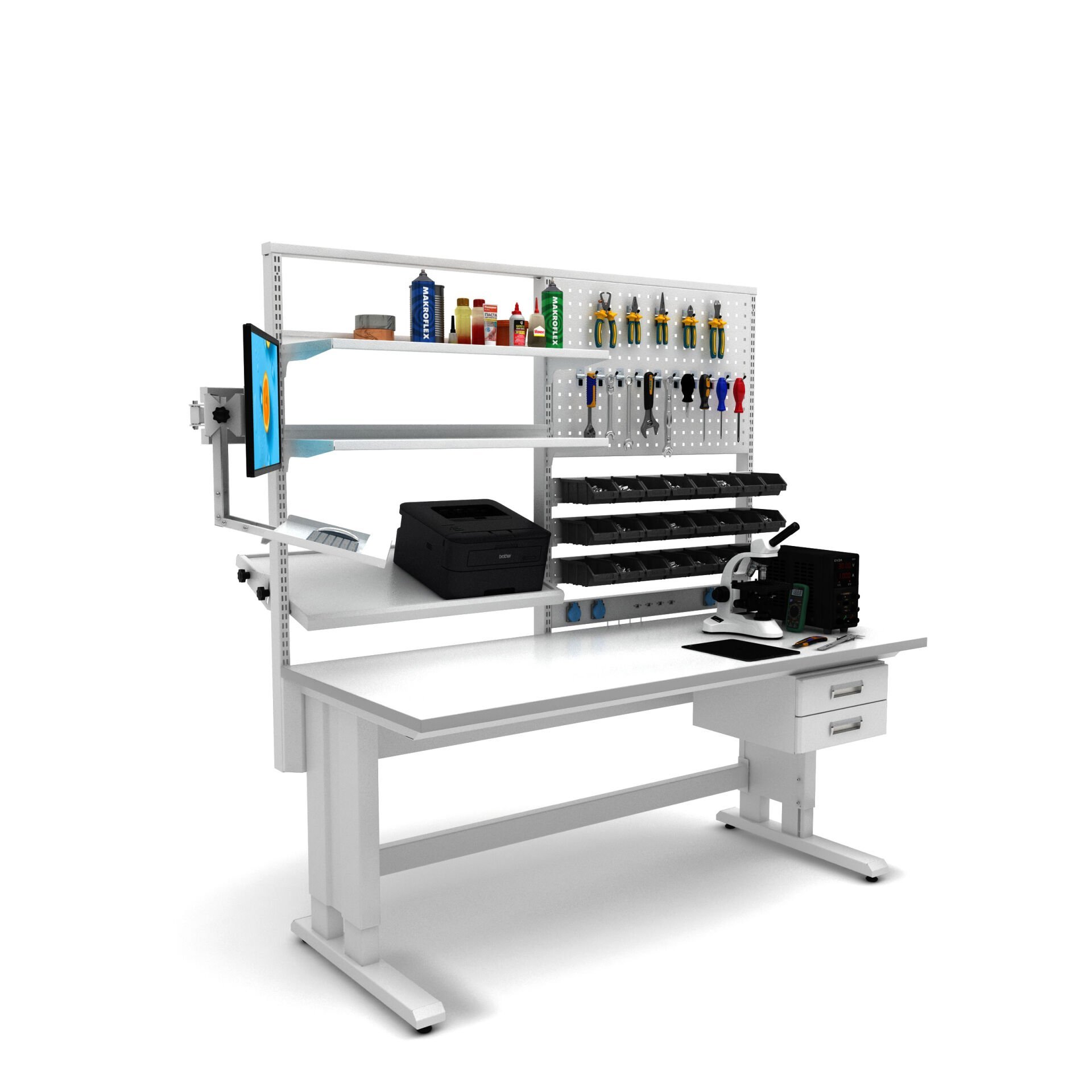 concept çalışma tezgahı combo 1809