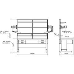 concept çalışma tezgahı combo 1810