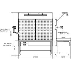 concept çalışma tezgahı combo 1815