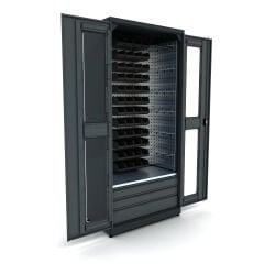 delikli panolu metal malzeme dolabı 5012