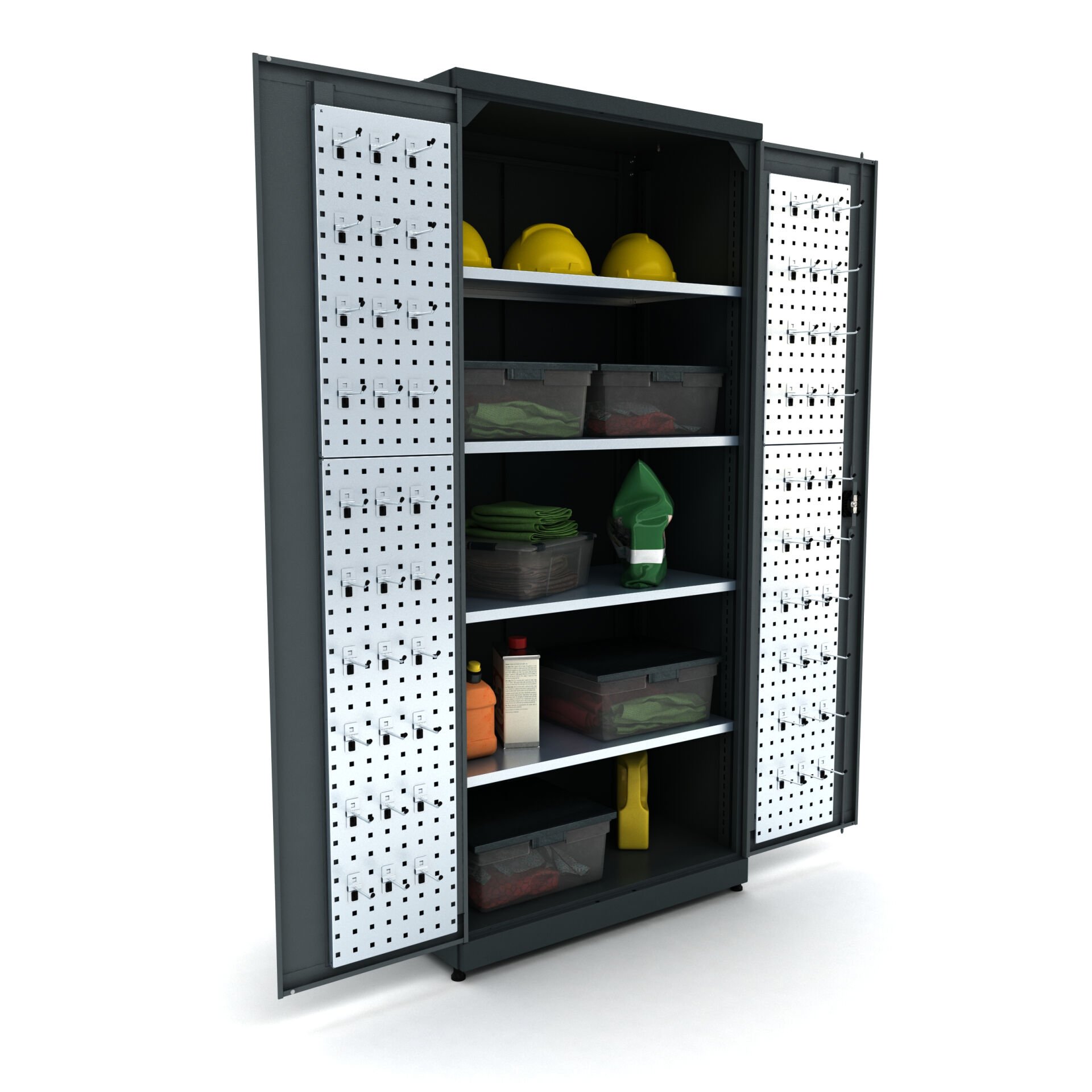 kapak delikli metal malzeme dolabı 5014