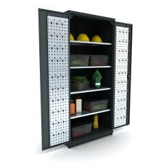 kapak delikli metal malzeme dolabı 5014