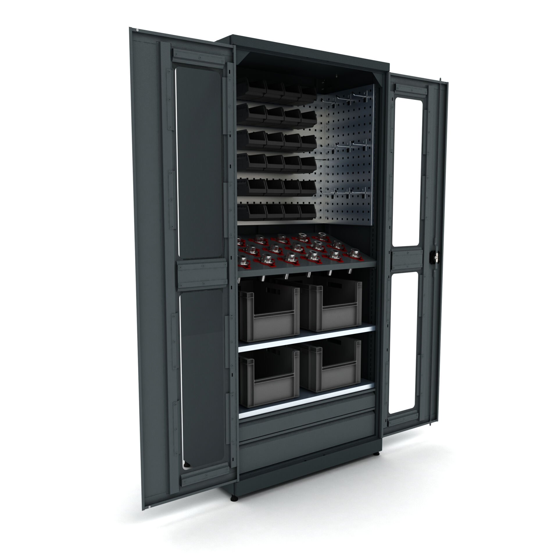 cnc tutuculu metal malzeme dolabı 5021