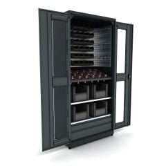 cnc tutuculu metal malzeme dolabı 5021