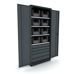 beş çekmeceli metal malzeme dolabı 5023