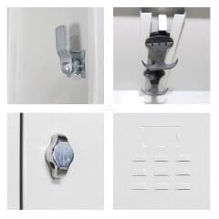 üçlü standart soyunma dolabı 