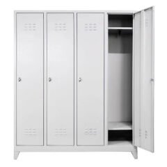 dörtlü bitişik soyunma dolabı