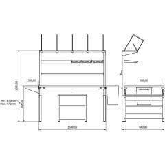 Pack-Station 1505 Paketleme Masası