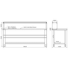Bodur Basic Combo 1803 Çalışma Tezgahı