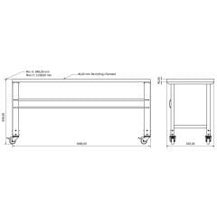 Bodur Basic Combo 1804 Çalışma Tezgahı
