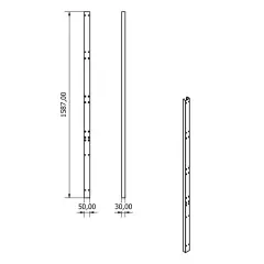 Moduline Pano Dikme (160 cm)
